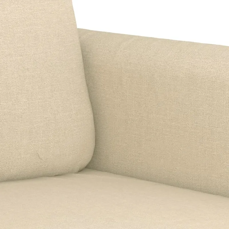 Dvivietė sofa, kreminės spalvos, 120cm, audinys