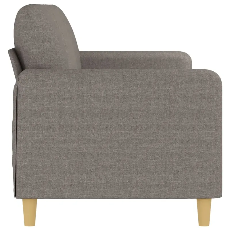 Trivietė sofa, taupe spalvos, 180cm, audinys