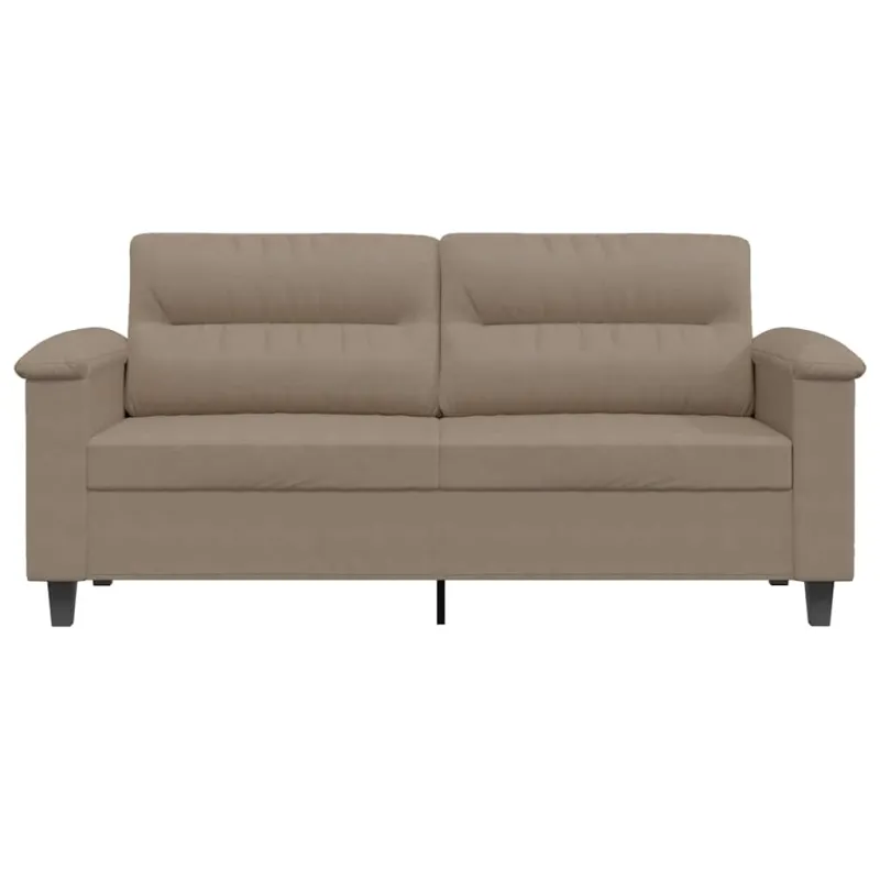 Dvivietė sofa, taupe spalvos, 140cm, mikropluošto audinys
