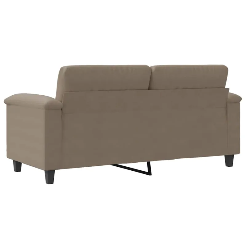 Dvivietė sofa, taupe spalvos, 140cm, mikropluošto audinys