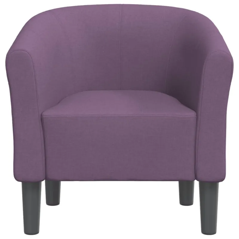 Krėslas, violetinės spalvos, audinys
