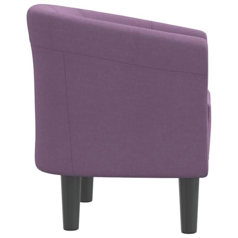 Krėslas, violetinės spalvos, audinys