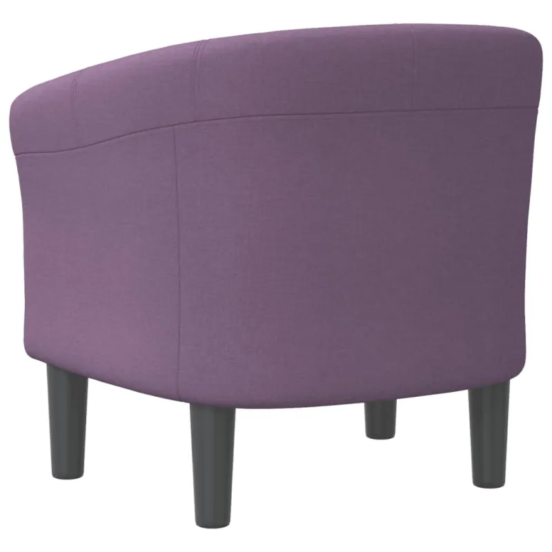 Krėslas, violetinės spalvos, audinys