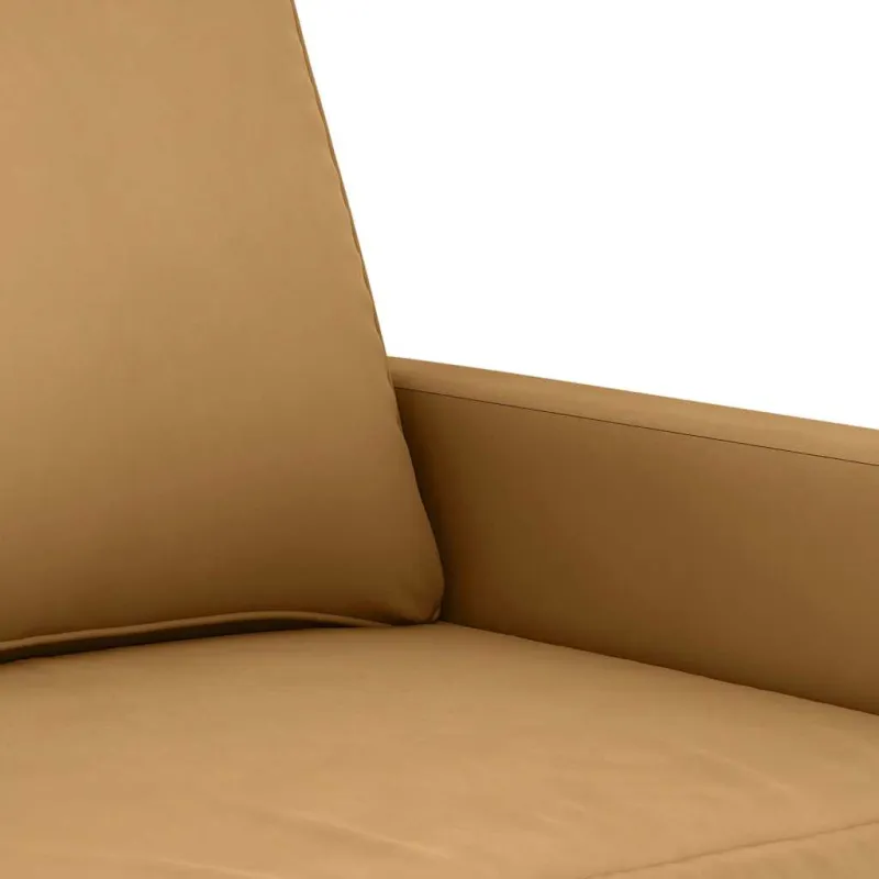 Dvivietė sofa, rudos spalvos, 140cm, aksomas
