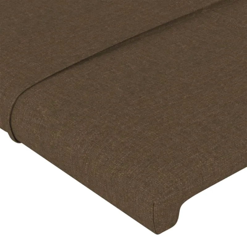 Galvūgalis su auselėmis, rudas, 93x23x118/128cm, audinys