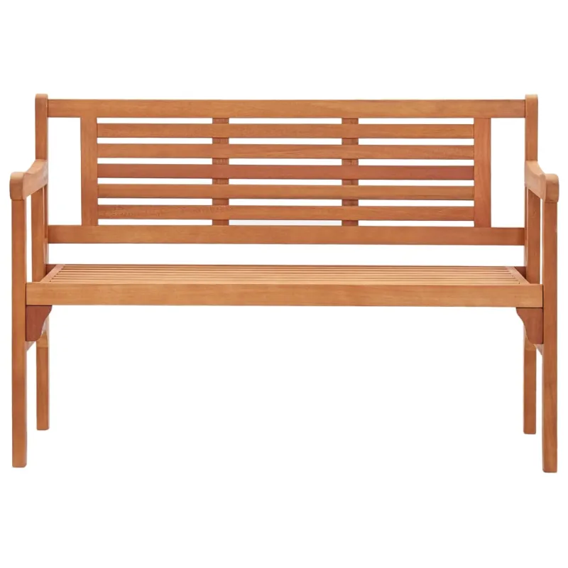 Sulankstomas sodo suoliukas, 120cm, eukalipto medienos masyvas