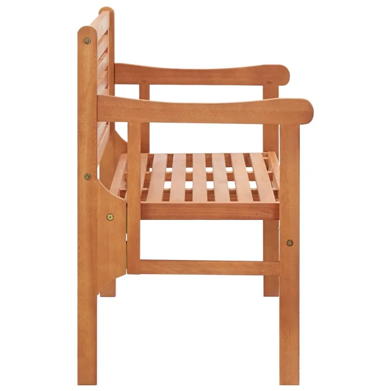 Sulankstomas sodo suoliukas, 120cm, eukalipto medienos masyvas