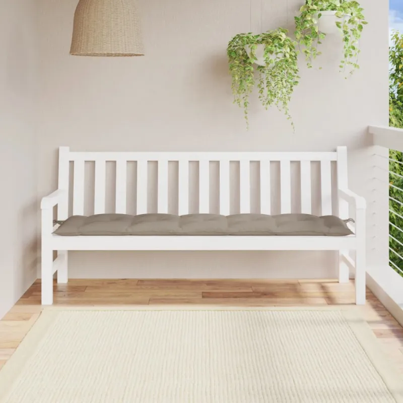 Sodo suoliuko pagalvėlė, taupe spalvos, 180x50x7cm, audinys