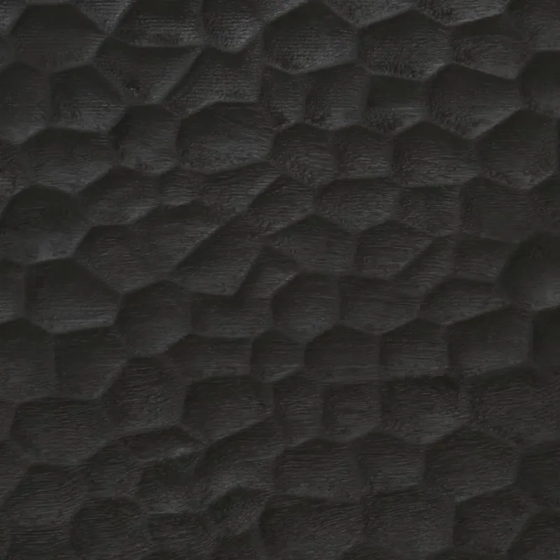 Vonios veidrodis, juodas, 50x70x2,5cm, mango masyvas ir stiklas