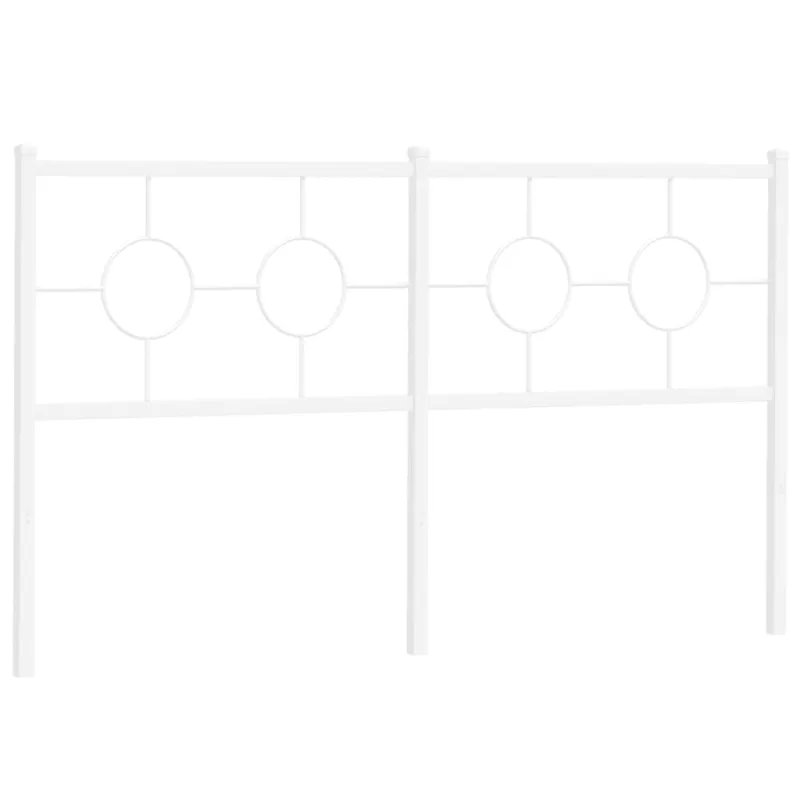 Metalinis pakaitinis galvūgalis, baltos spalvos, 150cm