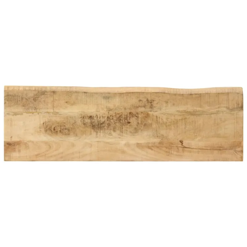 Konsolinis staliukas su gyvu kraštu, 105x33x76cm, mango mediena