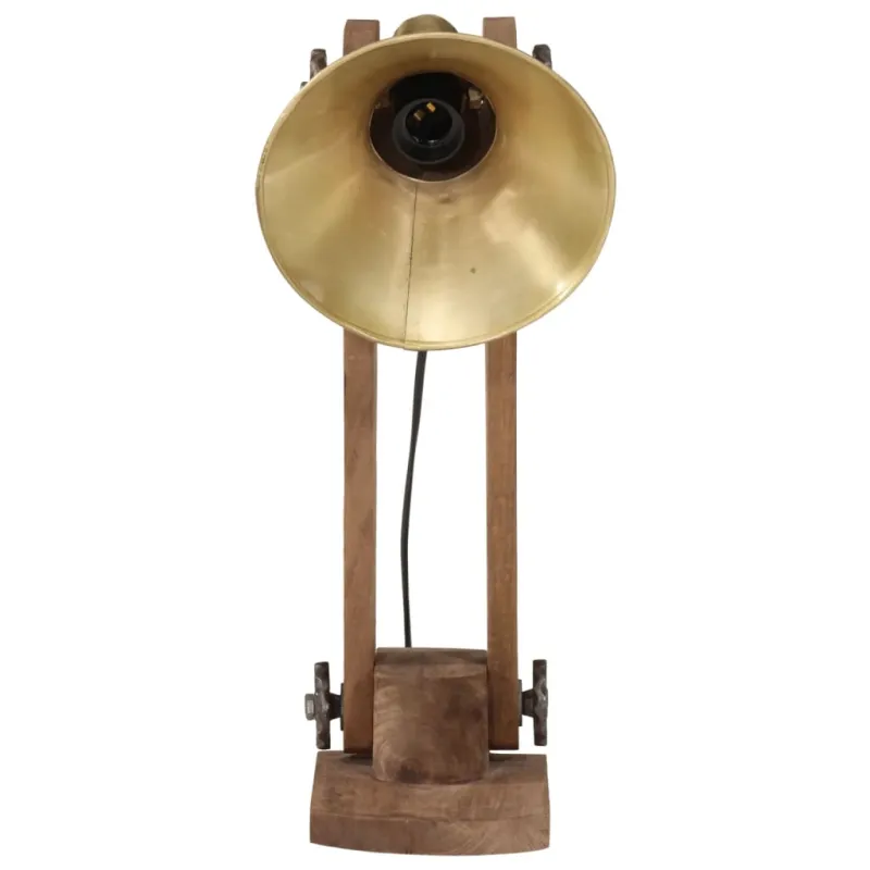 Rašomojo stalo šviestuvas, žalvario, 23x13x52cm, 25W, E27