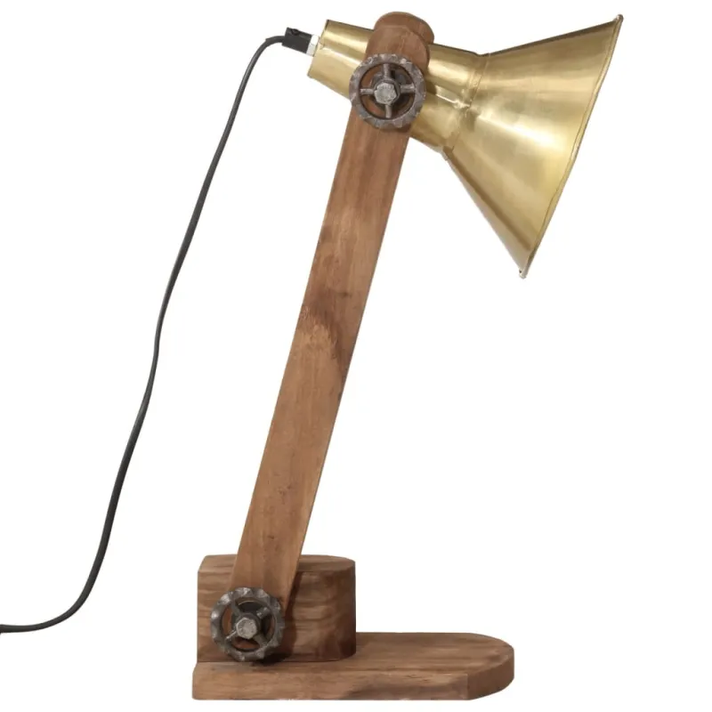 Rašomojo stalo šviestuvas, žalvario, 23x13x52cm, 25W, E27