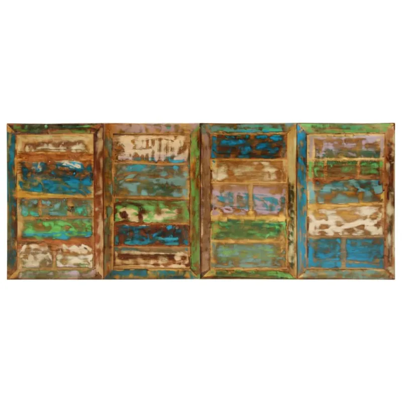 Valgomojo stalas, 220x90x77cm, perdirbtos medienos masyvas