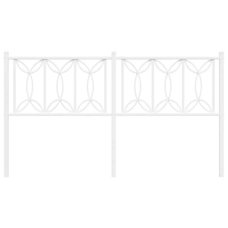 Metalinis pakaitinis galvūgalis, baltos spalvos, 150cm
