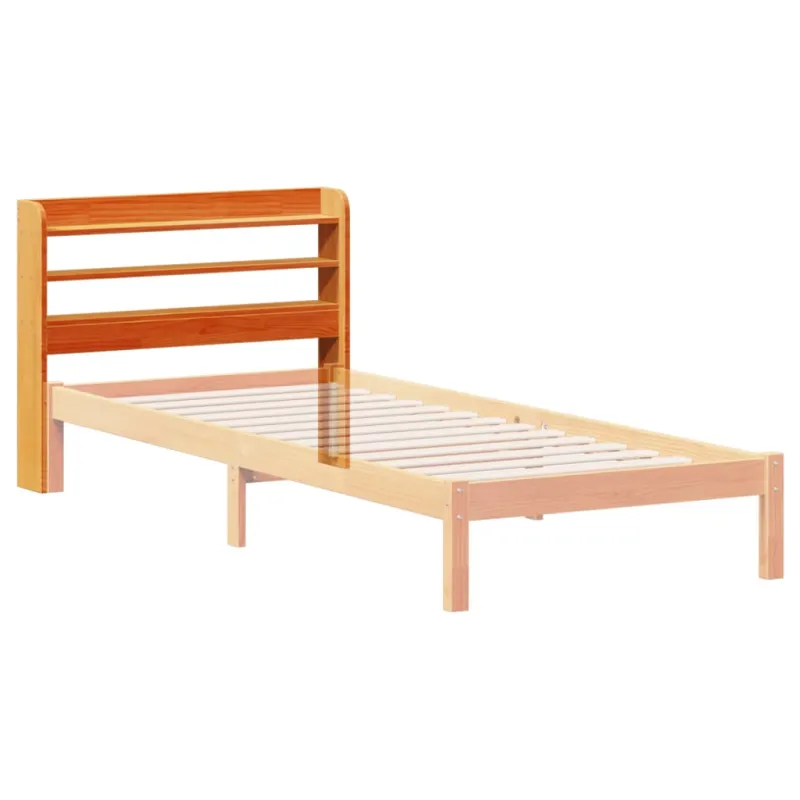 Galvūgalis su lentynomis, rudos, 75cm, pušies medienos masyvas