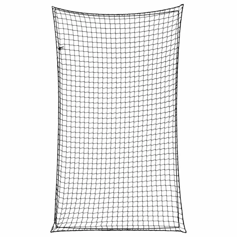 Priekabos tinklas su elastine virve, juodas, 2,1x1,25m, PP
