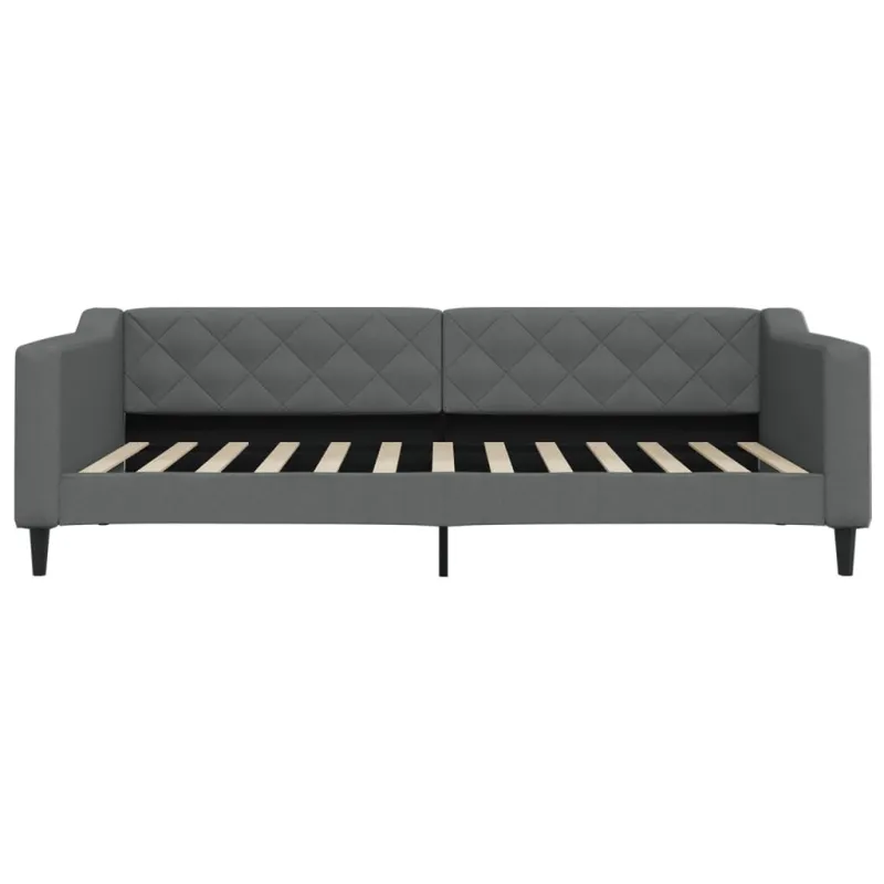 Sofa, tamsiai pilkos spalvos, 100x200cm, audinys