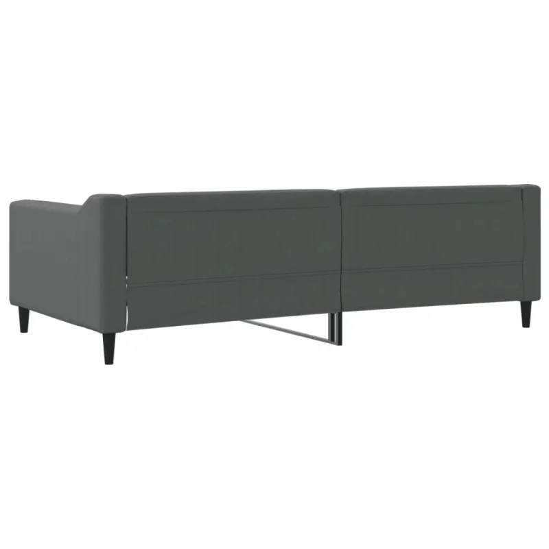 Sofa, tamsiai pilkos spalvos, 100x200cm, audinys