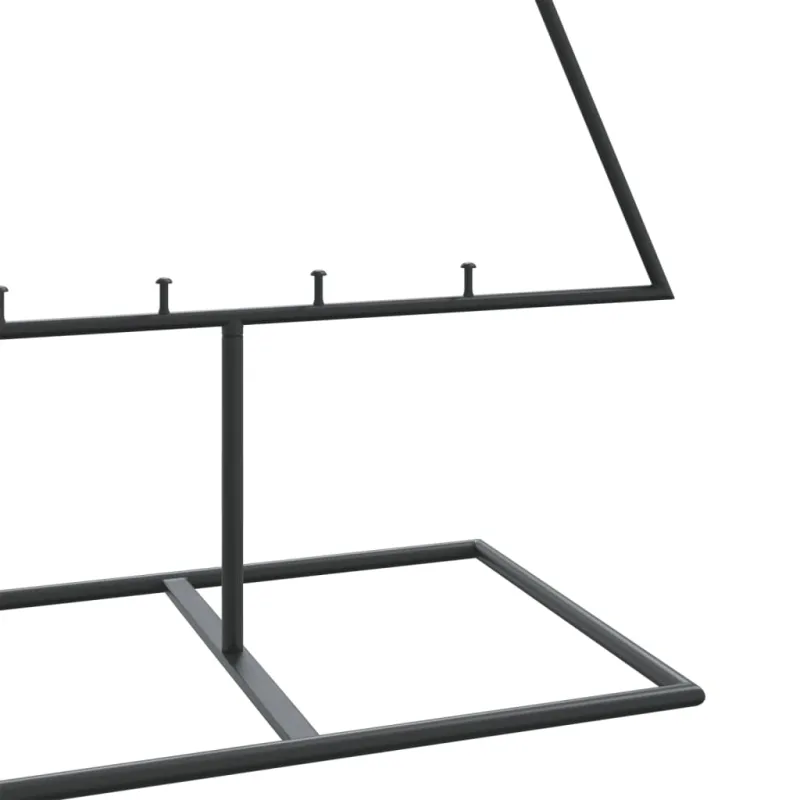Metalinė Kalėdų eglutė, juodos spalvos, 150 cm