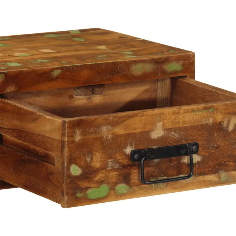 Sieninė televizoriaus spintelė, 80x30x19cm, perdirbta mediena
