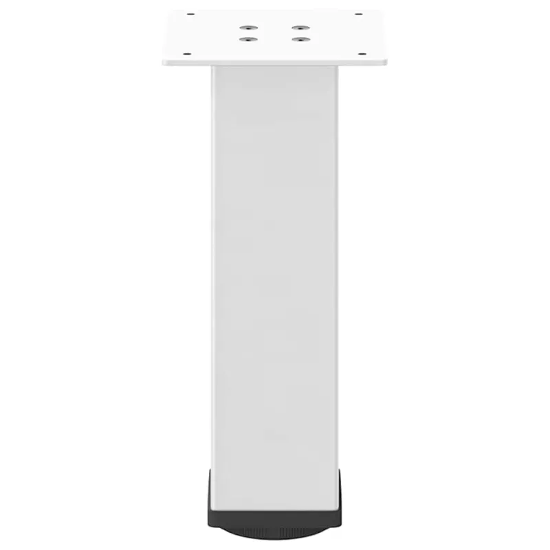 Kavos staliuko kojelės, 4 vnt., baltos, 30-32 cm, plienas