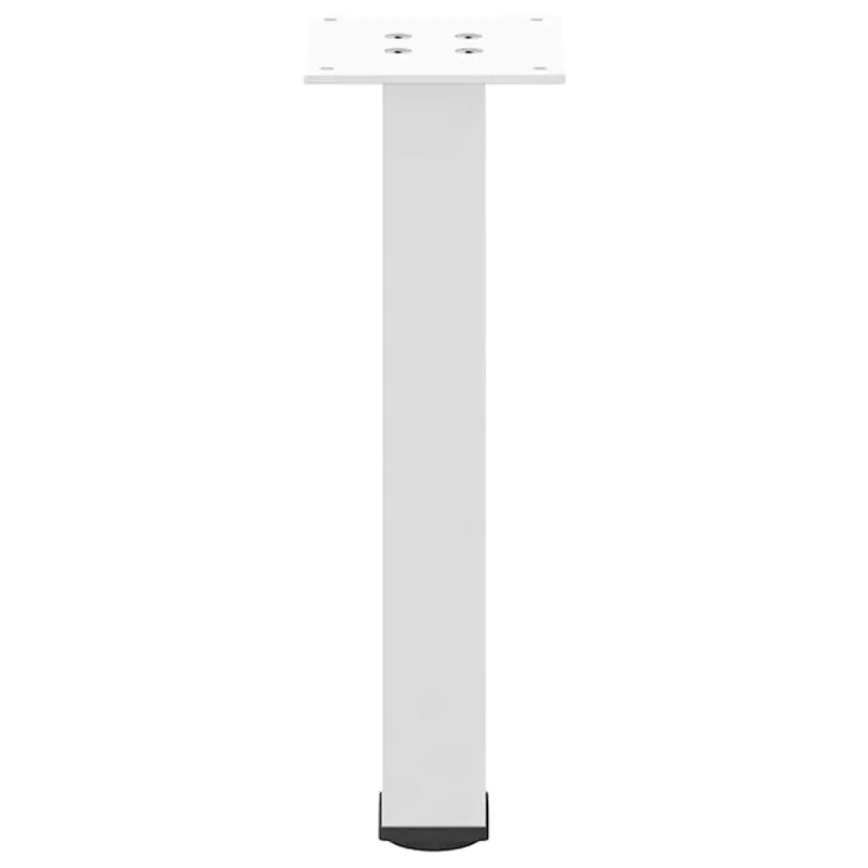 Kavos staliuko kojelės, 4 vnt., baltos, 30-32 cm, plienas