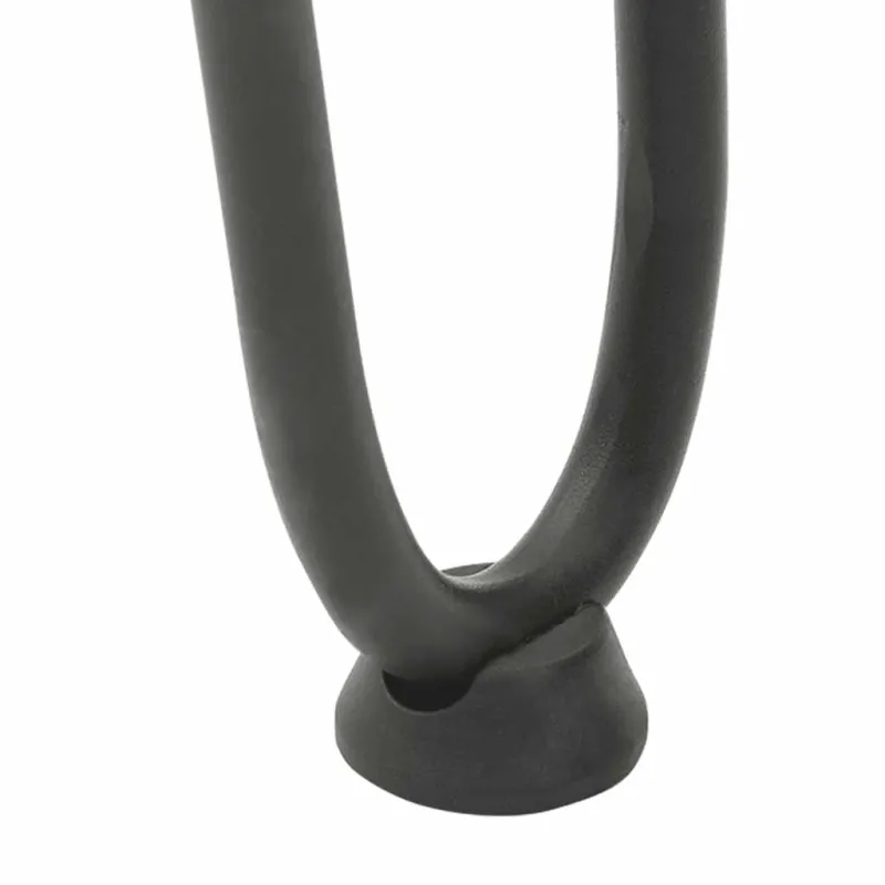 Kavos staliuko kojelės, 4 vnt., antracito spalvos, 20 cm, plienas