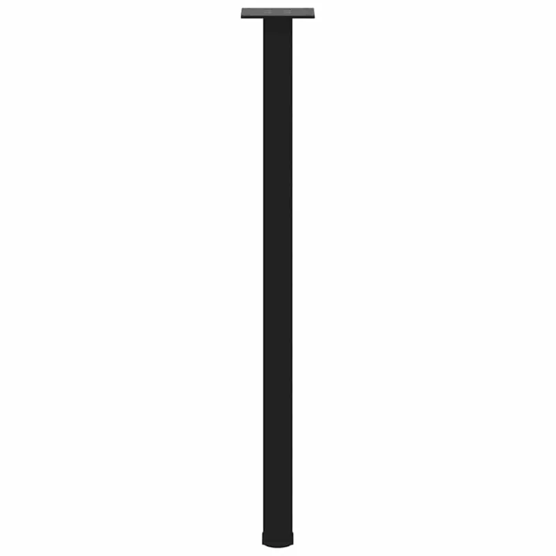 Konsolinio stalo kojelės, 4 vnt., juodos, 72-74 cm, plienas
