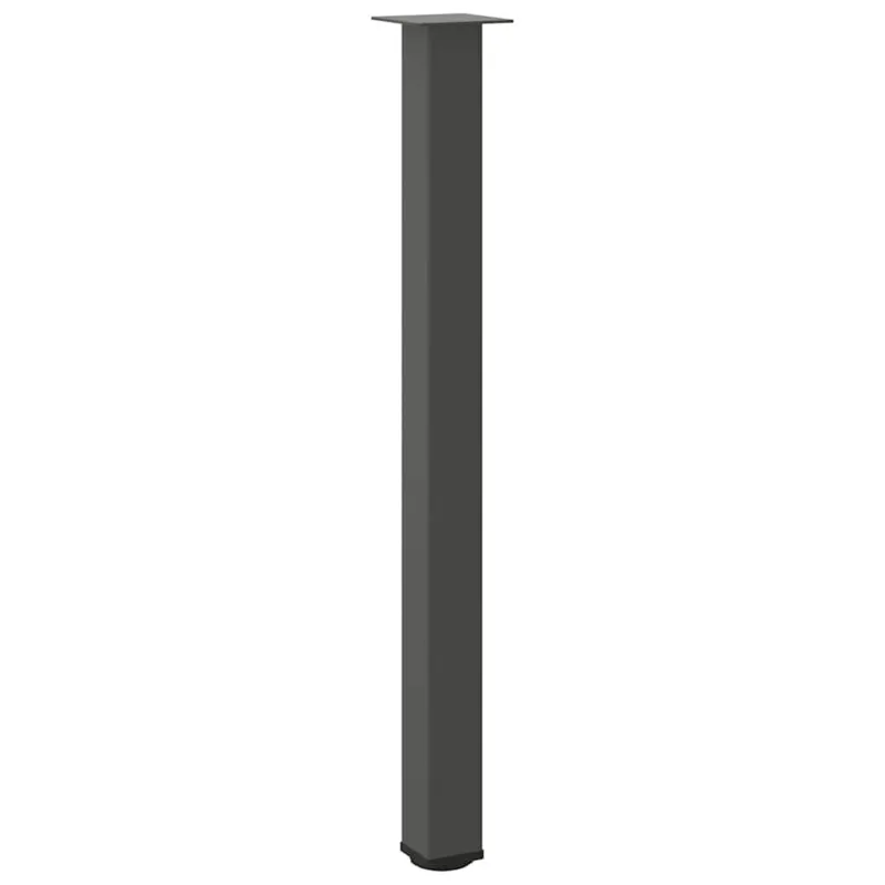 Baro stalo kojos, 4 vnt., antracito spalvos, 110-112 cm, plienas