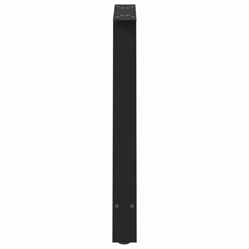 Valgomojo stalo kojelės, A formos, 2 vnt., juodos, 80x(72-73) cm, plienas
