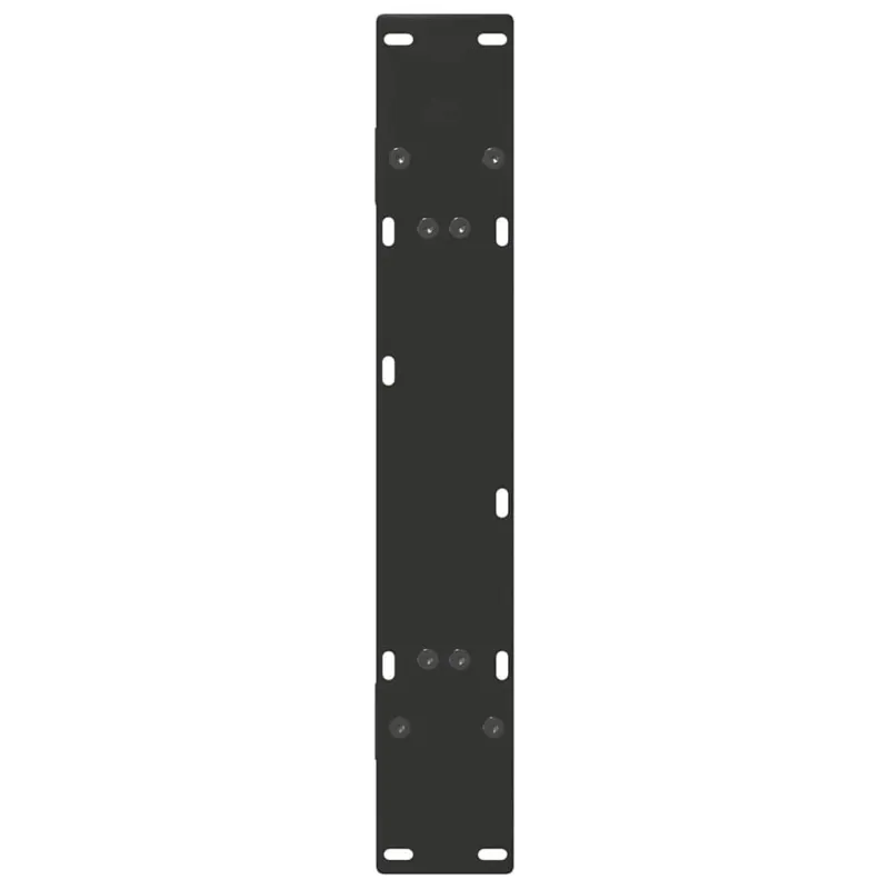 Valgomojo stalo kojelės, A formos, 2 vnt., juodos, 80x(72-73) cm, plienas