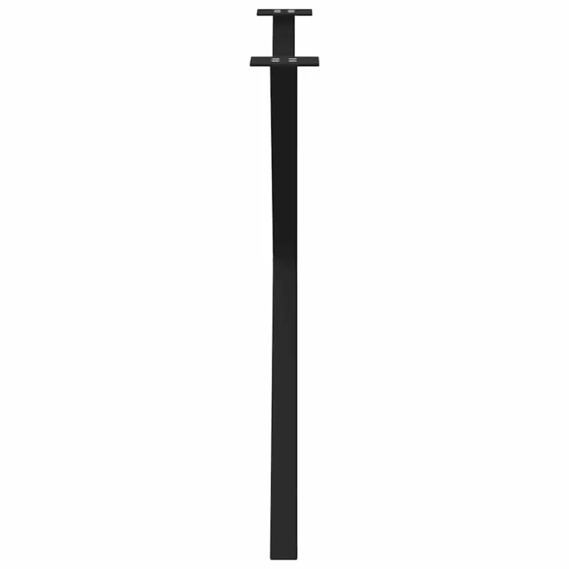 Valgomojo stalo kojos, 2 vnt., juodos, 90x(72-73) cm, plienas, X formos