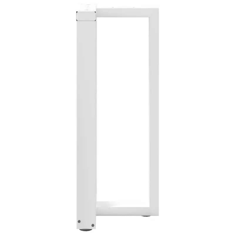 Baro stalo kojos, T formos, 2 vnt., baltos, 40x35x(90-91) cm, plienas