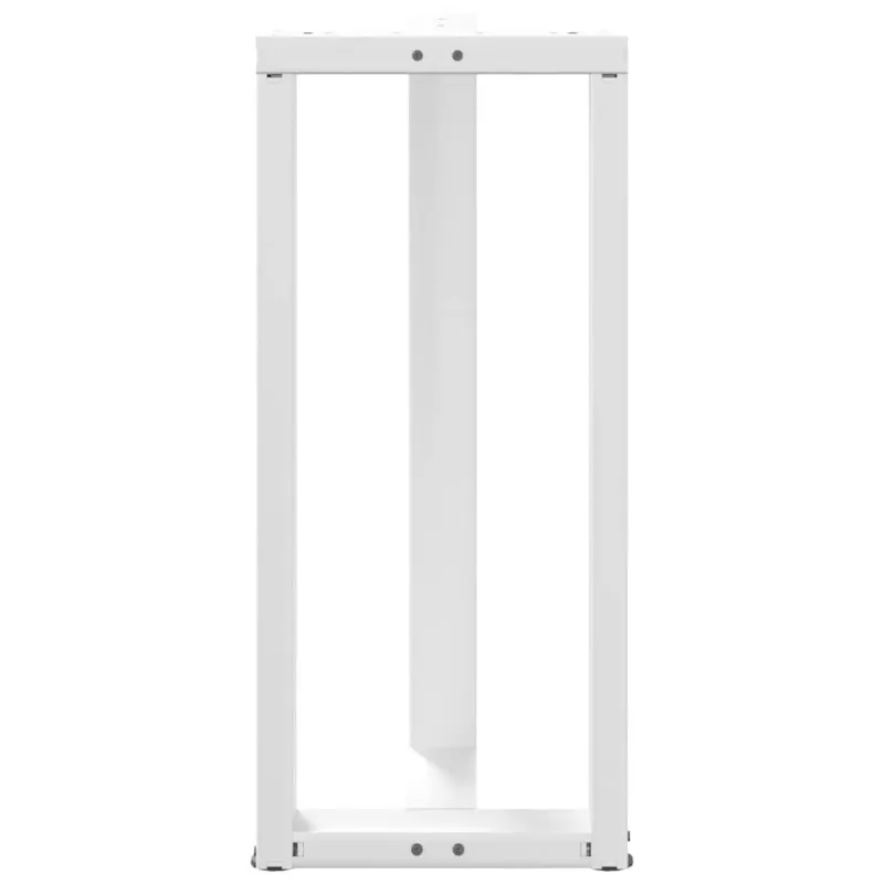 Baro stalo kojos, T formos, 2 vnt., baltos, 40x35x(90-91) cm, plienas