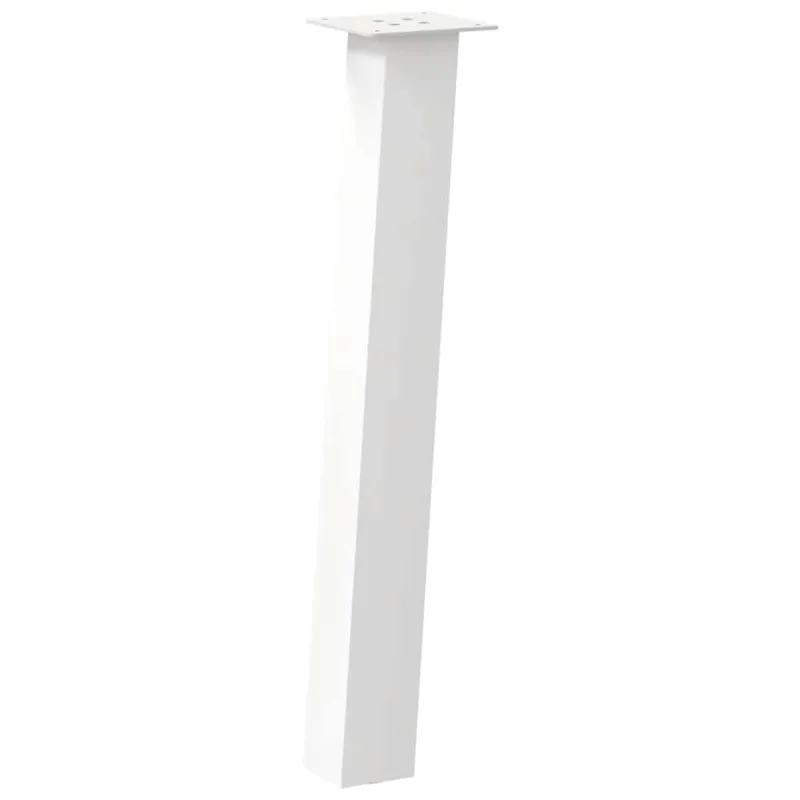 Konsolinio stalo kojos, 4 vnt., baltos, 72 cm, plienas