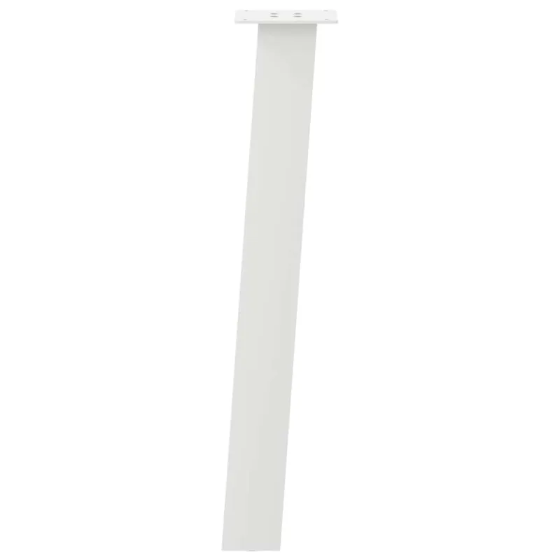 Konsolinio stalo kojos, 4 vnt., baltos, 72 cm, plienas