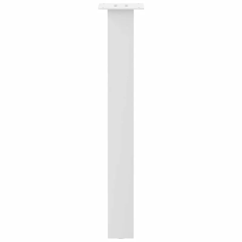 Konsolinio stalo kojos, 4 vnt., baltos, 72 cm, plienas