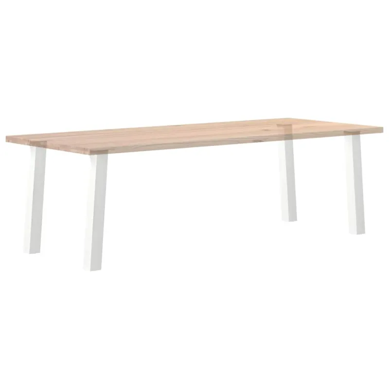 Konsolinio stalo kojos, 4 vnt., baltos, 72 cm, plienas