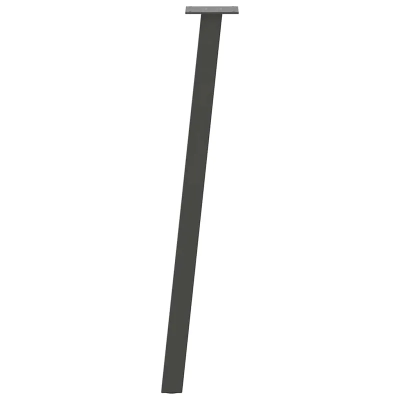 Konsolinio stalo kojos, 4 vnt., antracito spalvos, 72 cm, plienas