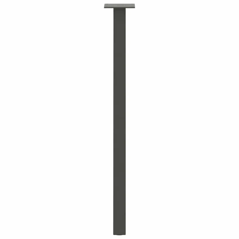 Konsolinio stalo kojos, 4 vnt., antracito spalvos, 72 cm, plienas
