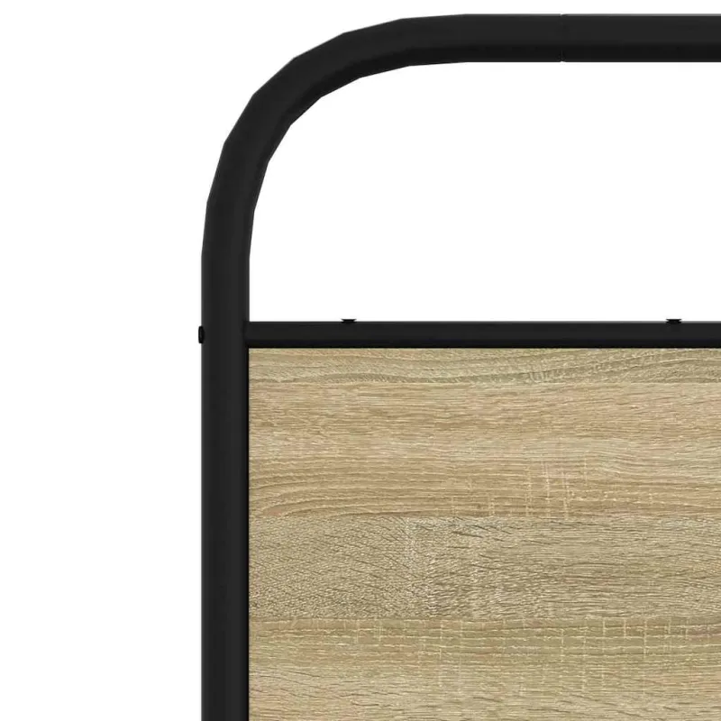 Pakaitinis galvūgalis, ąžuolo spalvos, 120 cm, plienas ir mediena