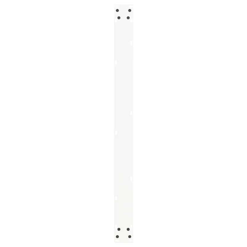 Valgomojo stalo kojelės, 2 vnt., baltos, 100x(72-73) cm, plienas, U formos