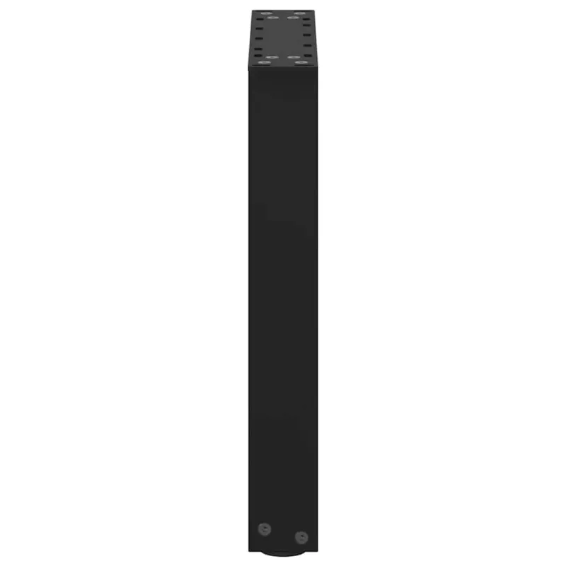 Kavos staliuko kojelės, 2 vnt., juodos, 28x(42-43) cm, plienas, U formos