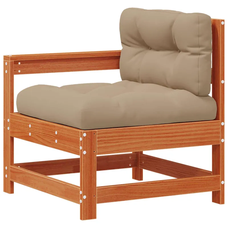 Sodo poilsio kompletti 6 osaa, vaaleanruskea