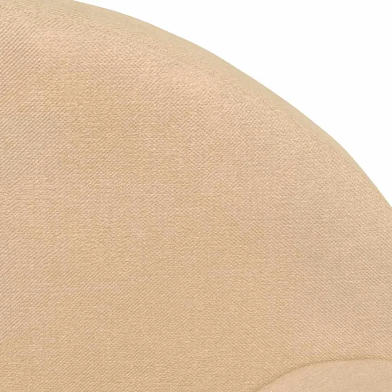 Vaikiška sofa-lova, kreminės spalvos, minkštas pliušas