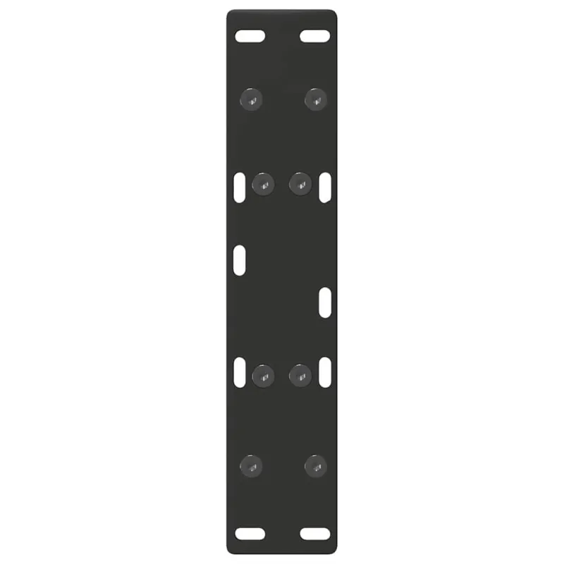 Kavos staliuko kojelės, A formos, 2 vnt., juodos, 50x(30-31) cm, plienas