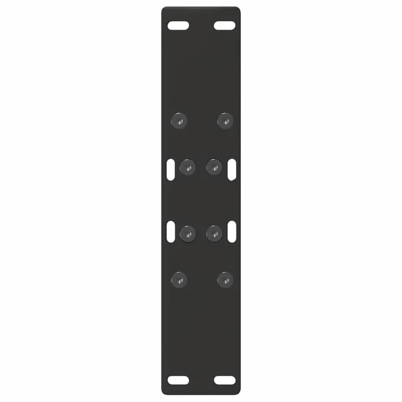 Kavos staliuko kojelės, A formos, 2 vnt., juodos, 38x(42-43) cm, plienas