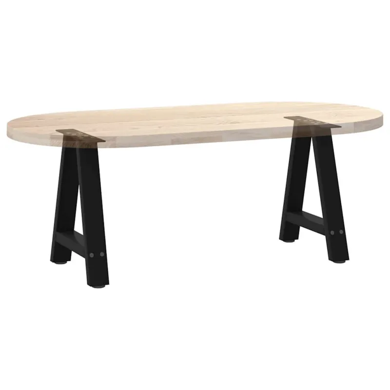 Kavos staliuko kojelės, A formos, 2 vnt., juodos, 38x(42-43) cm, plienas