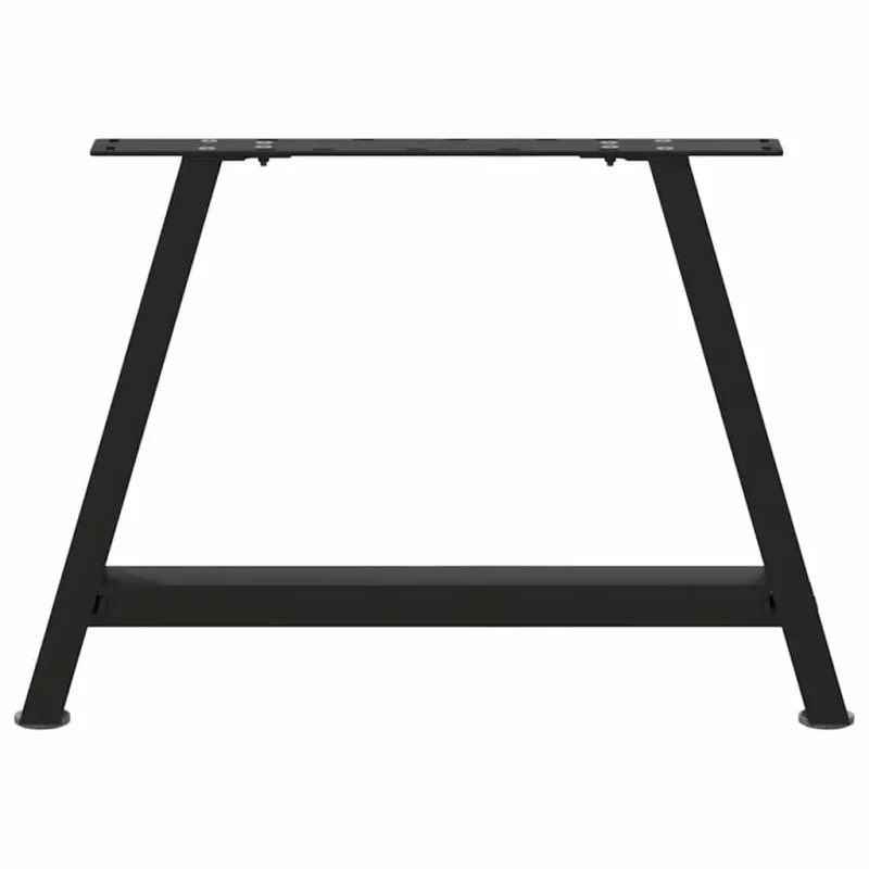Kavos staliuko kojelės, A formos, 2 vnt., juodos, 70x(42-43) cm, plienas